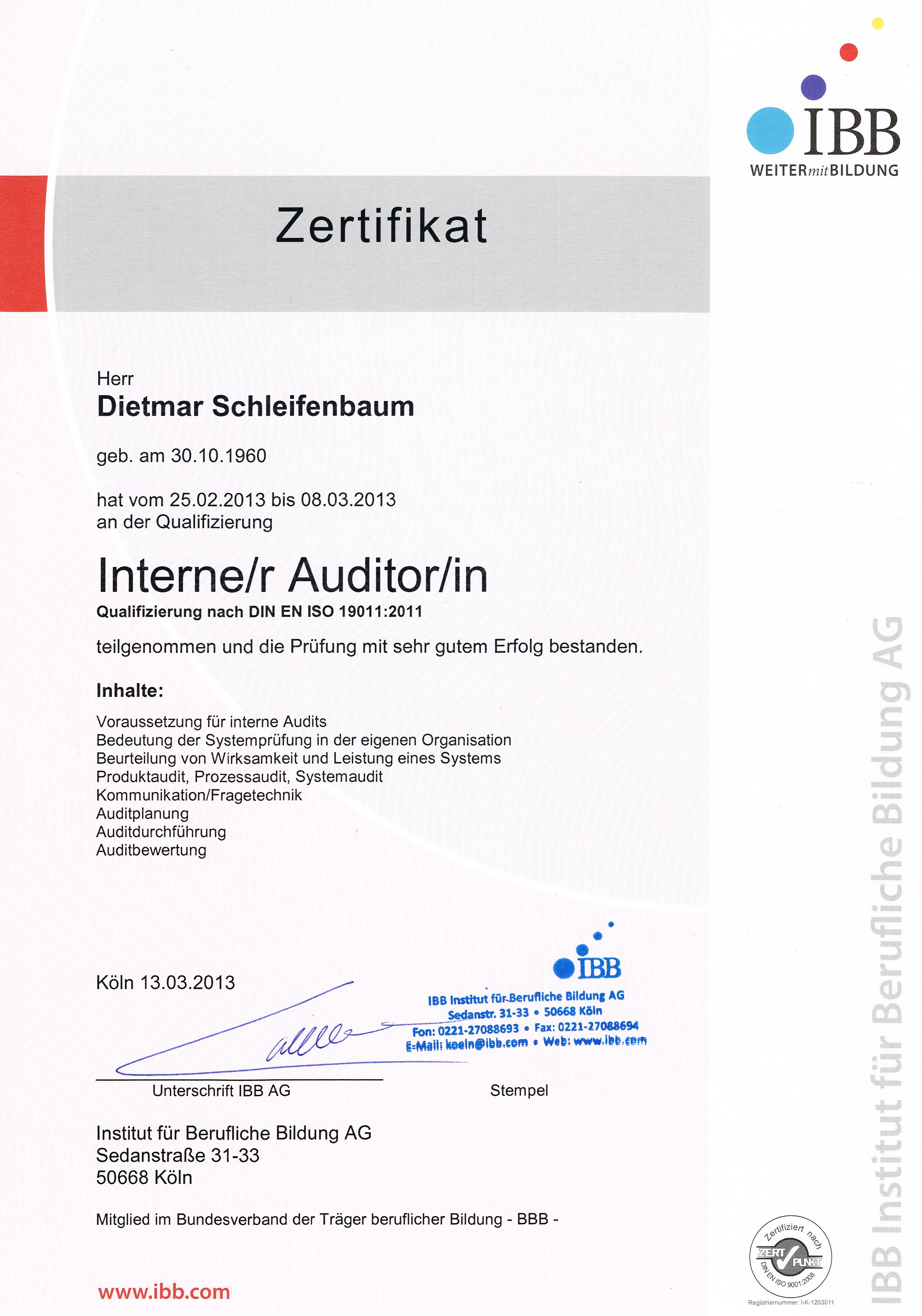 Interner Auditor