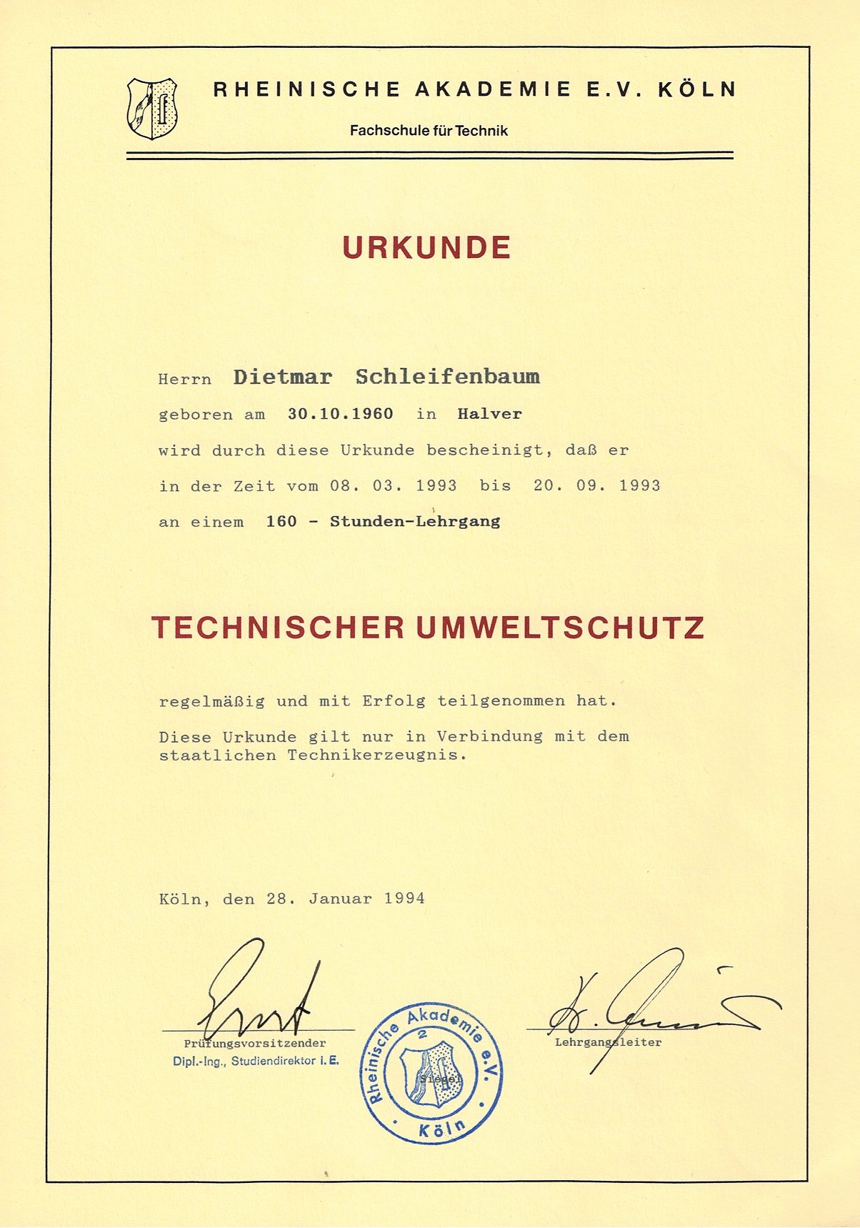 Technischer Umweltschutz